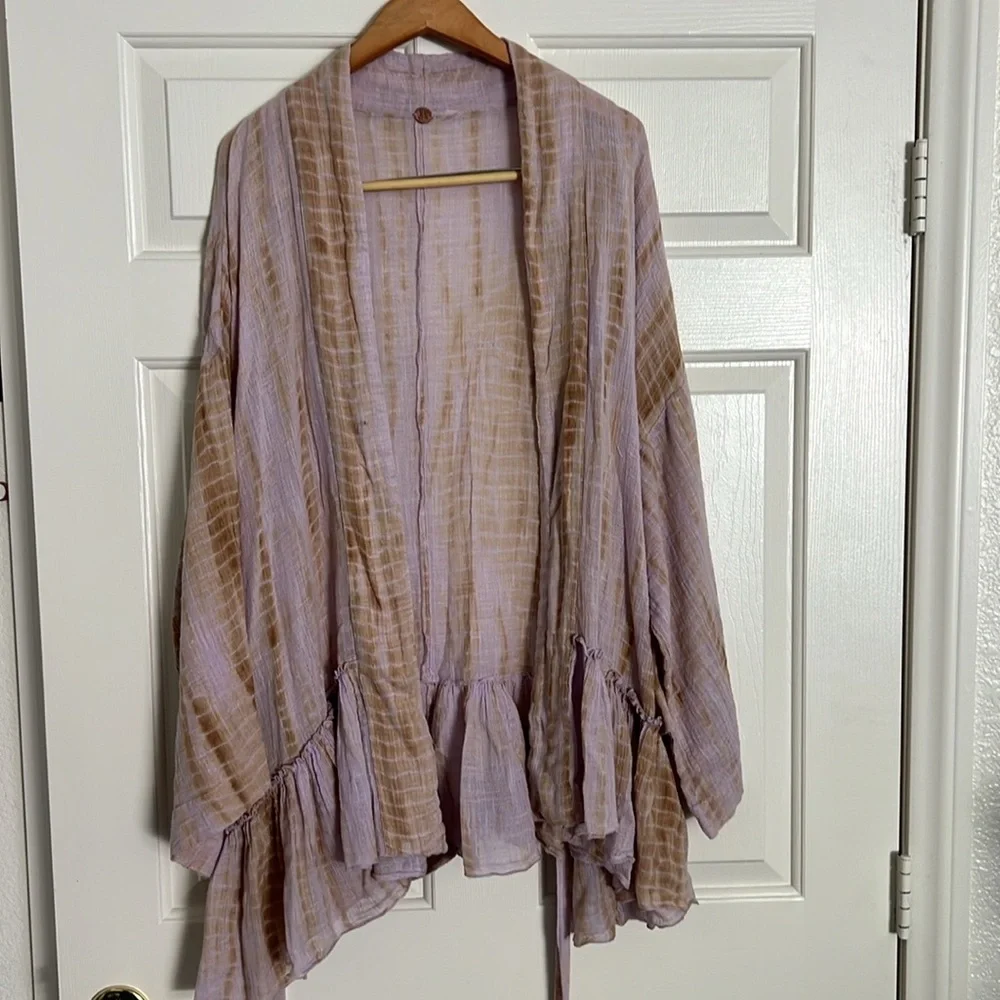 Free people one Sasha tie dye kimono - Picture 2 of 12